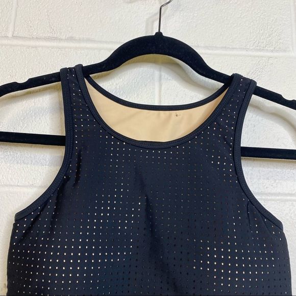 Fabletics Black Valentina Midi Bikini Top Size Small NWT - Picture 2 of 14